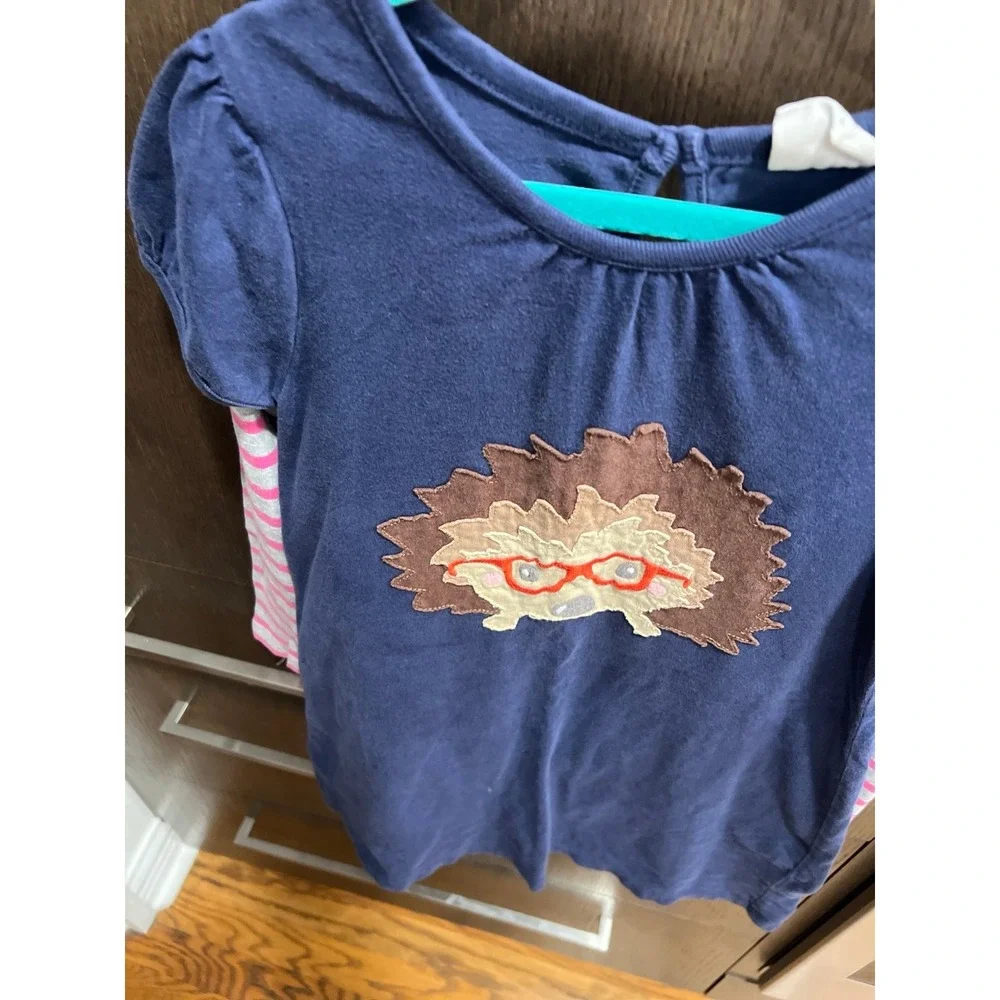 Mini‎ Boden appliqué Hedgehog Dress size 6-7